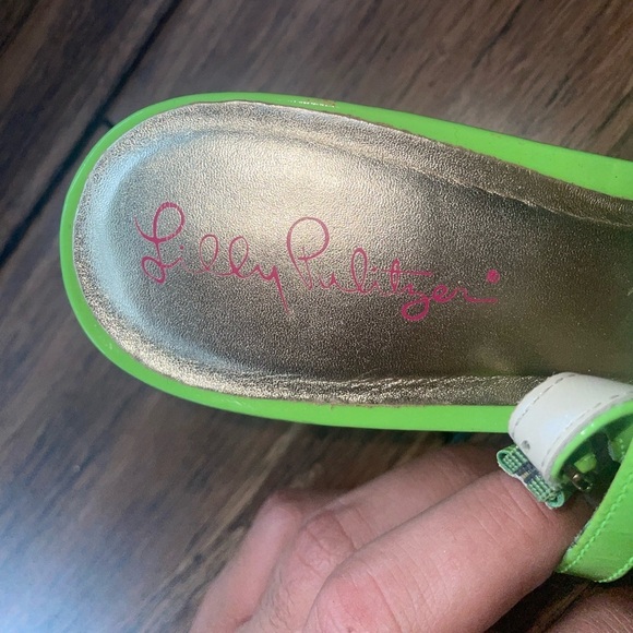 💚 Y2k Slingback heels kitten heels bow heels vintage green pumps patent heel - Picture 5 of 11